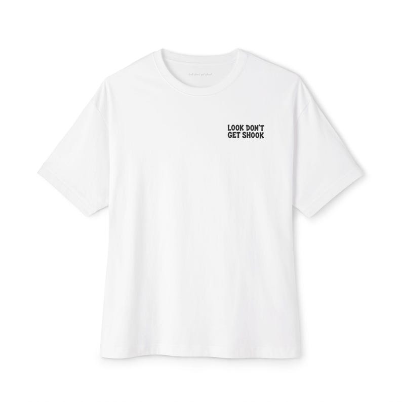 Bold Vertical Back Design Boxy Tee for Confident Street Style image 2