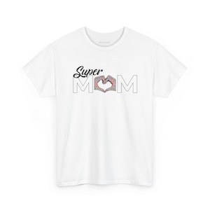 SuperMOM Hand to Heart US Cotton Tee, Relaxed Fit, Drive With Heart Collection image 1