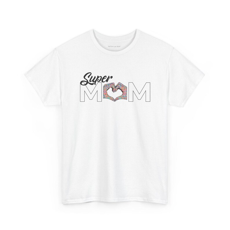 SuperMOM Hand to Heart US Cotton Tee, Relaxed Fit, Drive With Heart Collection image 1