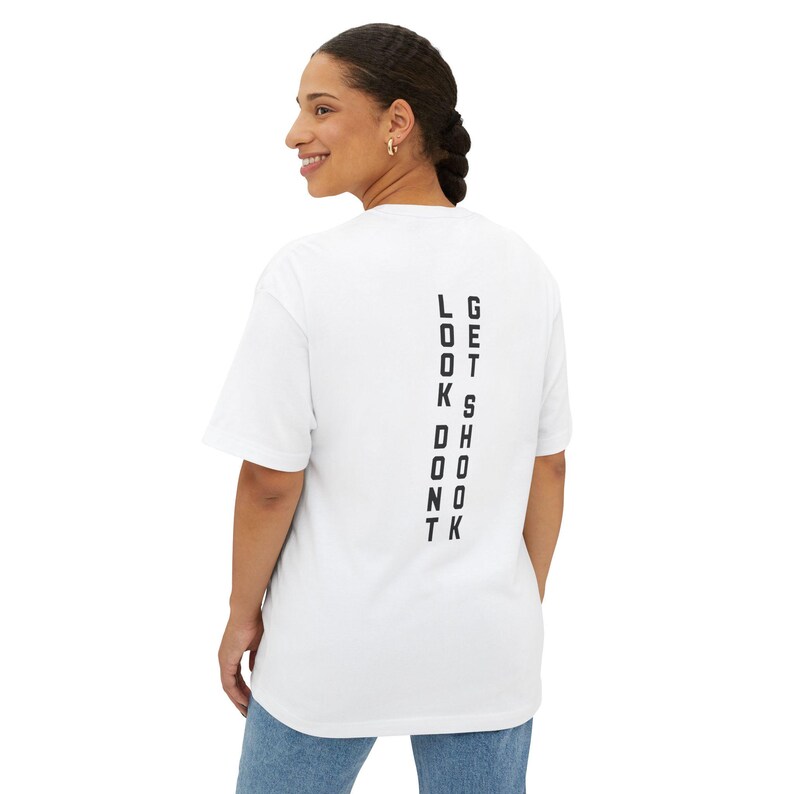 Bold Vertical Back Design Boxy Tee for Confident Street Style image 4
