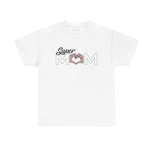 SuperMOM Hand to Heart US Cotton Tee, Relaxed Fit, Drive With Heart Collection image 2