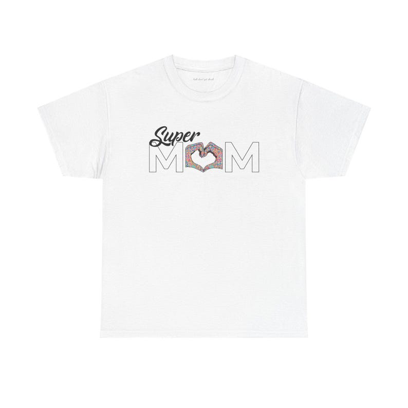 SuperMOM Hand to Heart US Cotton Tee, Relaxed Fit, Drive With Heart Collection image 2
