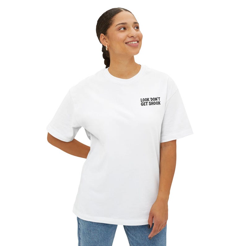 Bold Vertical Back Design Boxy Tee for Confident Street Style image 3