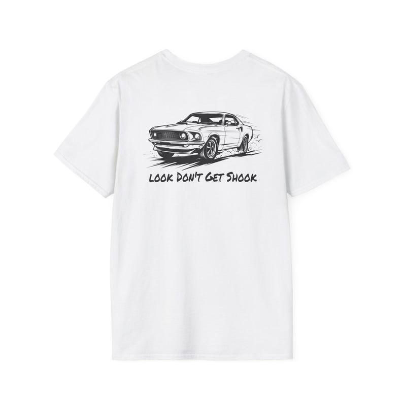 Graphic Car Silhouette Tee, Short Sleeve Soft Cotton Shirt image 1