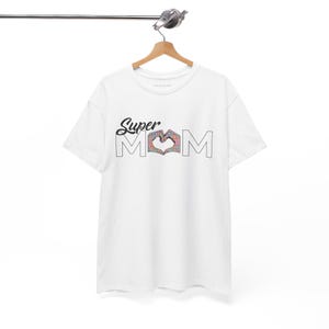 SuperMOM Hand to Heart US Cotton Tee, Relaxed Fit, Drive With Heart Collection image 5