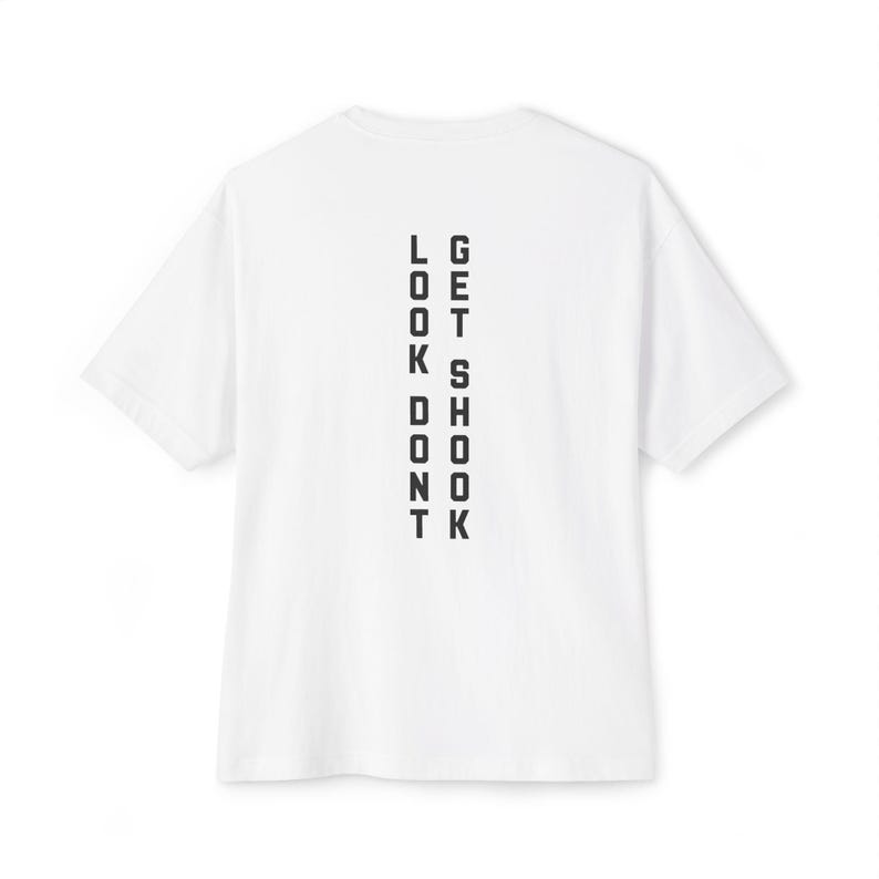 Bold Vertical Back Design Boxy Tee for Confident Street Style image 1