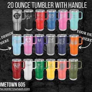 Tumbler Handle  20 oz – Custom Branding