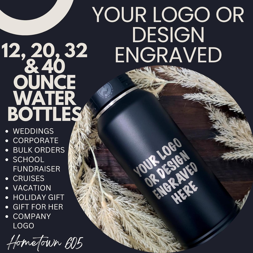 Personalized Water Bottle: Laser Engraved Stainless Steel Polar Camel ...