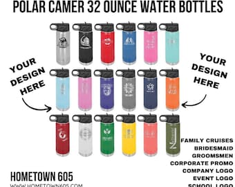 Laser Engraved 32 Ounce Water Bottle, Personalized, Gift, Team Bottle, Waterbottle, custom kid bottle, engraved, sports fundraiser, Custom