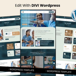 Physiotherapist Website Template – WordPress Divi Theme for Physiotherapy & Rehabilitation Clinics image 8