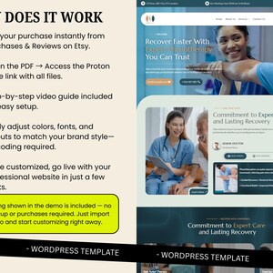 Physiotherapist Website Template – WordPress Divi Theme for Physiotherapy & Rehabilitation Clinics image 4