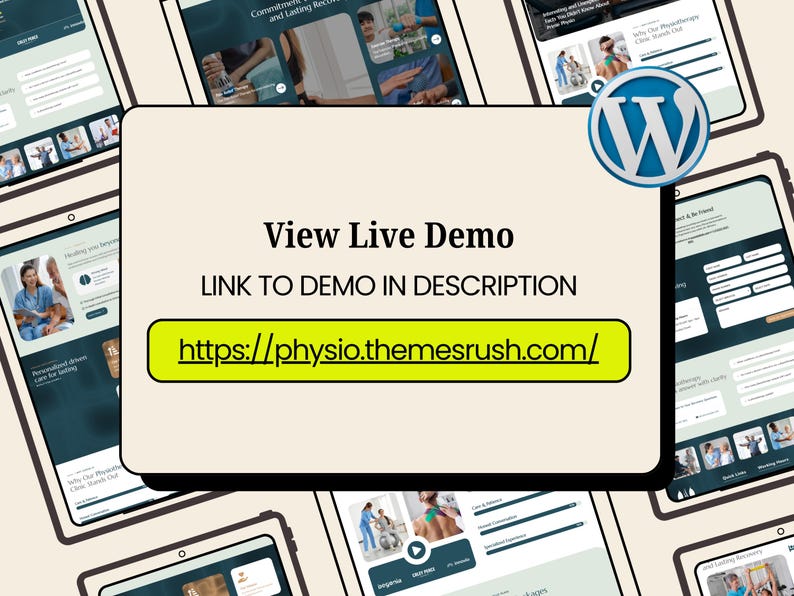 Physiotherapist Website Template – WordPress Divi Theme for Physiotherapy & Rehabilitation Clinics image 2
