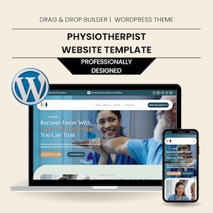 Physiotherapist Website Template – WordPress Divi Theme for Physiotherapy & Rehabilitation Clinics