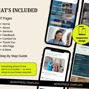 Physiotherapist Website Template – WordPress Divi Theme for Physiotherapy & Rehabilitation Clinics image 7