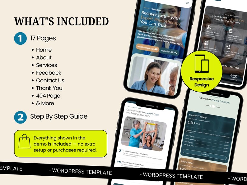 Physiotherapist Website Template – WordPress Divi Theme for Physiotherapy & Rehabilitation Clinics image 7