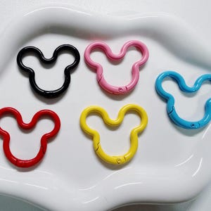 Mickey Mouse Shape Carabiners | Pixie Dust Gift Rings