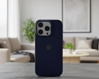 Minimalistische Silikon Hülle für iPhone 17 16 15 14 13 12 11 Pro Max