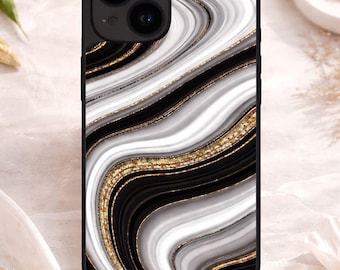 Elegantes flüssiges Marmor Design Tough Wrap - Einzigartiges personalisiertes Geburtstagsgeschenk für sie 2026