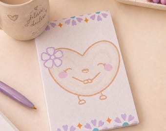 Pan Dulce Kladblok | Kawaii Illustrated Stippelblok | Latina-cadeau, spanglish bureauaccessoire, Mexicaans briefpapier