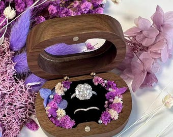 Bristlecone Pine Wood Jewelry Box With Two Hidden Drawers Made in