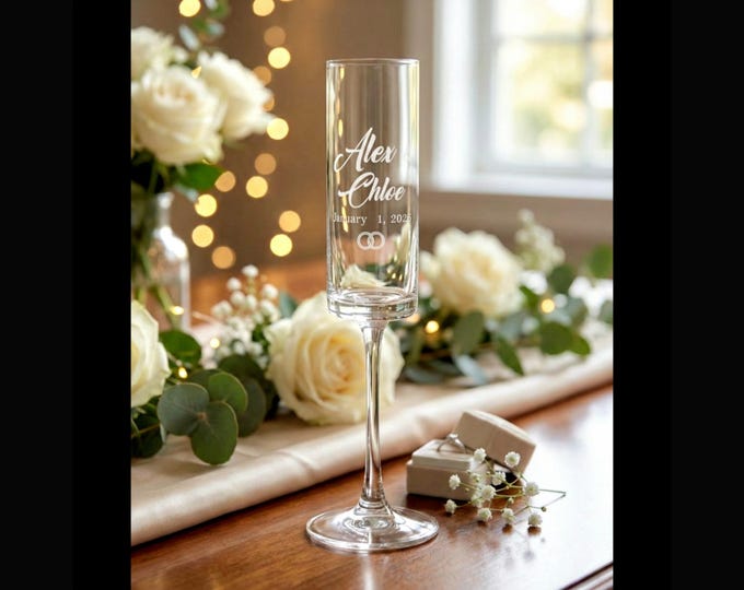 The 'Union' Wedding Toasting Flute