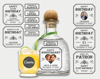 Custom Patron Label,Liquor Label,21st Birthday Gift,Groomsman Proposal,Patron Label,Wedding Favor,Personalized Tequila,Gift For Him,Man Gift