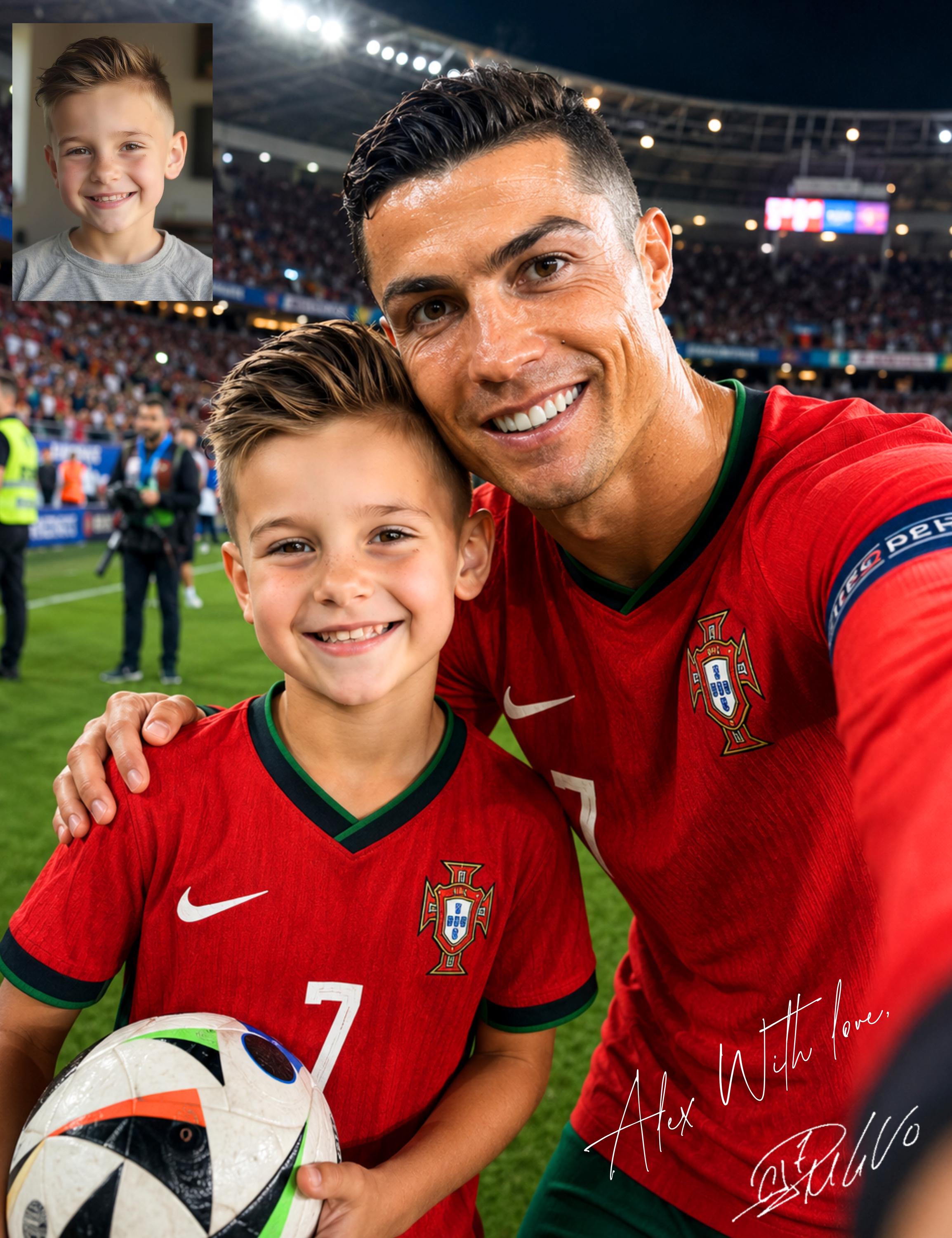 Cristiano ronaldo autographed card - Etsy 日本