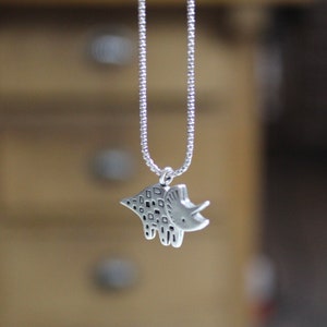 Triceratops Dinosaur Necklace Pewter Dino Pendant Dinosaur Charm image 6