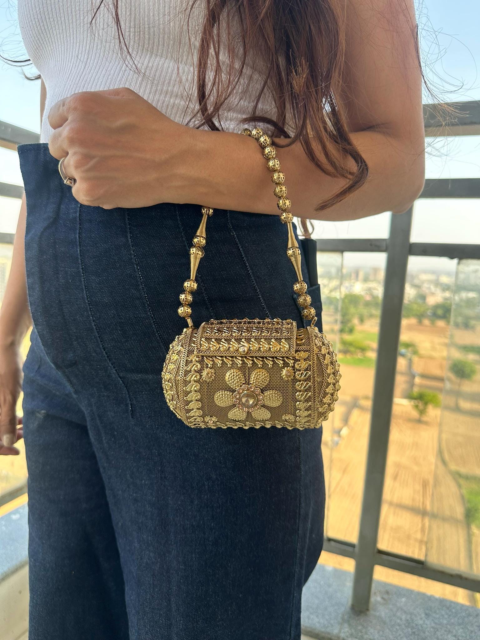 Brass Knuckle Clutch - Etsy