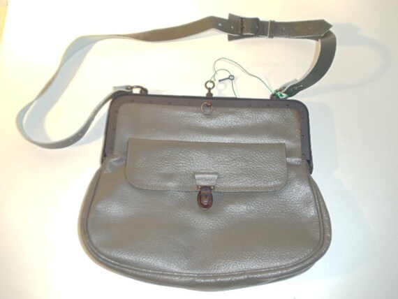 HOMA Leather and Steel Shoulder Money Bag - image 2