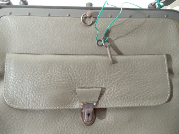 HOMA Leather and Steel Shoulder Money Bag - image 1