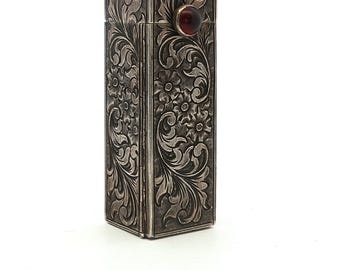 Vintage läppstiftshållare i 800 silver