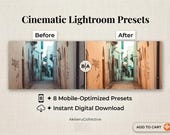 Cinematic Lightroom Mobile Presets – Moody Instagram Filters – Travel Photo Editing Preset Pack