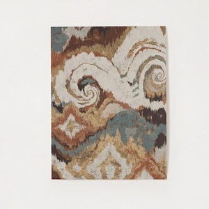 Desert Abstract Print, Neutral Earth Tones, Silk Road Inspired Poster, Central Asian Art