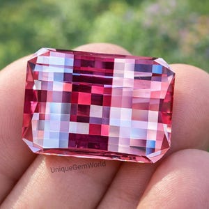 Lab Alexandrite Gemstone, Octagon Pixel Cut, Ring Jewelry Loose Stone