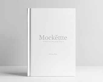 Book Cover Mockup | Editable PSD & JPEG | 2000x2000 px | 300 DPI | Minimal Front View Scene | For Branding, Presentation