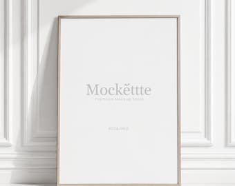 Framed Canvas Mockup | Editable PSD & JPEG | 2000x2000 px | 300 DPI | Minimal Modern Branding Scene | For Branding, Presentation