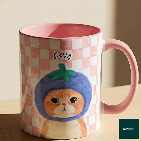 Custom Pet Portrait with Hat • Personalized Dog Mug • Funny Cat Costume Cup • Unique Pet Lover Gift • Cute Animal Drawing