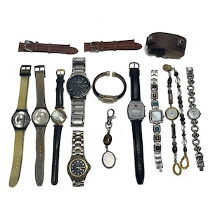 Lote de relojes vintage para hombre y mujer SIN PROBAR: Swatch, Fossil, Jim Beam y más