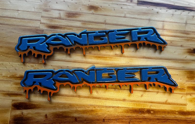 Set of Custom Cut Stainless Steel Drip Ranger Emblems - Etsy
