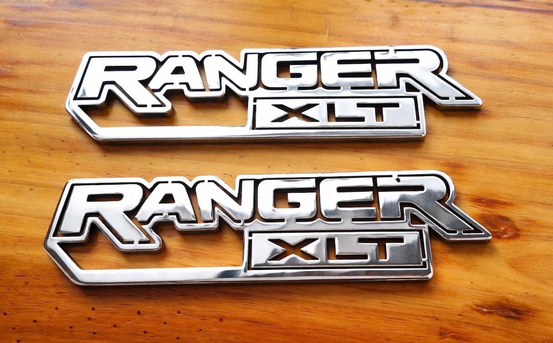 Metal Ranger Sign Set of Custom Cut Stainless Steel Ranger XLT Emblems - Etsy