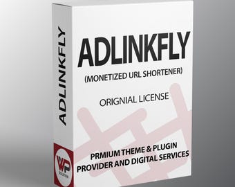Licenza originale AdLinkFly | Script per abbreviare URL | Accesso a vita