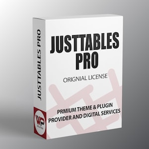 JustTables Pro | Premium Tables Plugin | Lifetime License for Multiple Websites