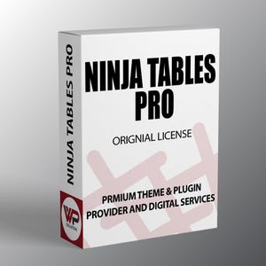 Ninja Tables Pro | Original License | Lifetime Updates for Multiple Websites