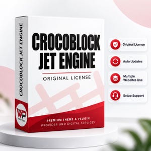 Crocoblock 20 JetEngine WordPress Plugin Original License | Multiple website Usage | Digital Download