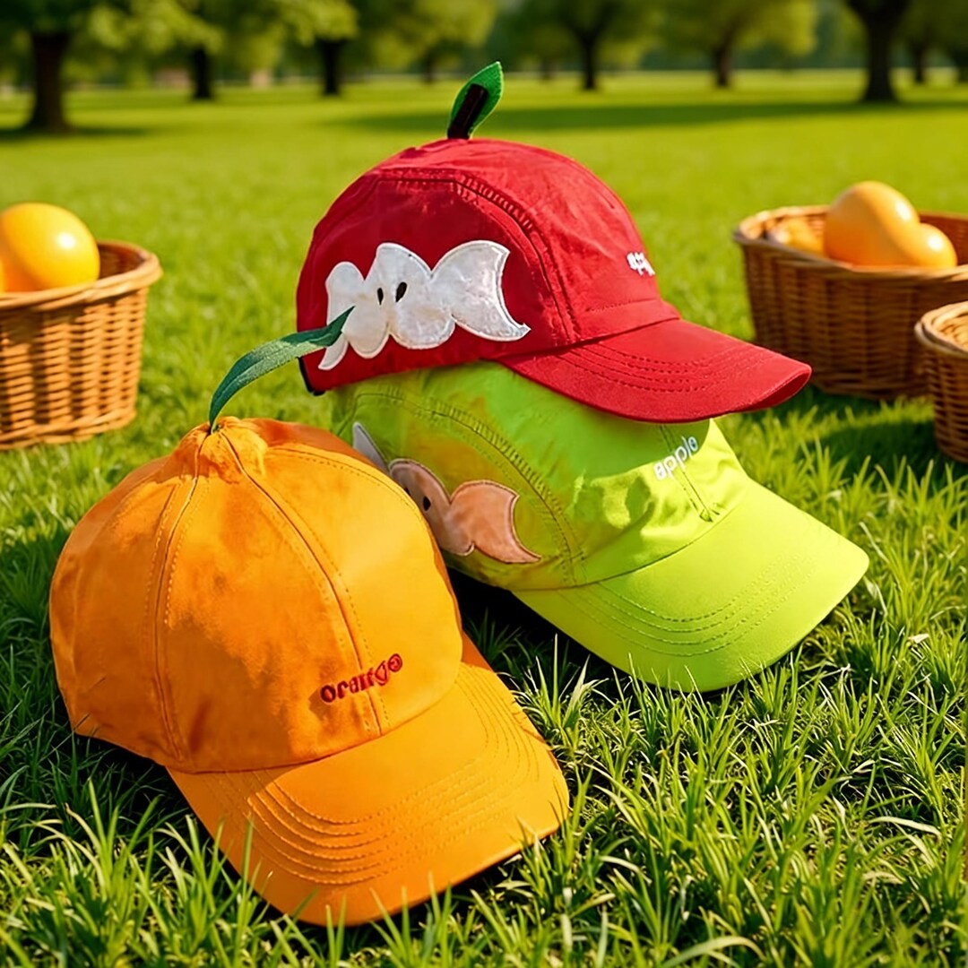 Orange Hat, Red Apple Cap, Green Style Apple Cover Head - Etsy