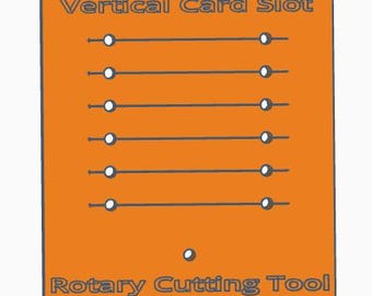 Card Slot Cutting Jig – Vinyl/Leather Wallet Tool, Bag Making