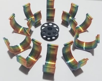 Rainbow Bobbin Clips for Style M Bobbins – 3D Printed