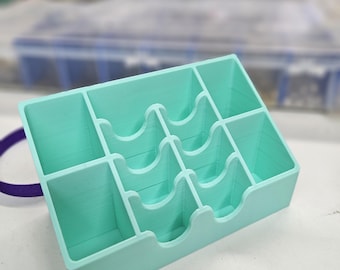 3D Printed Sewing Project Caddy – Compact Bobbin & Tool Organizer