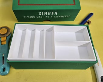 Oversized Replica Singer Sewing Attachment Box for More Organized Storage - 3D Printed